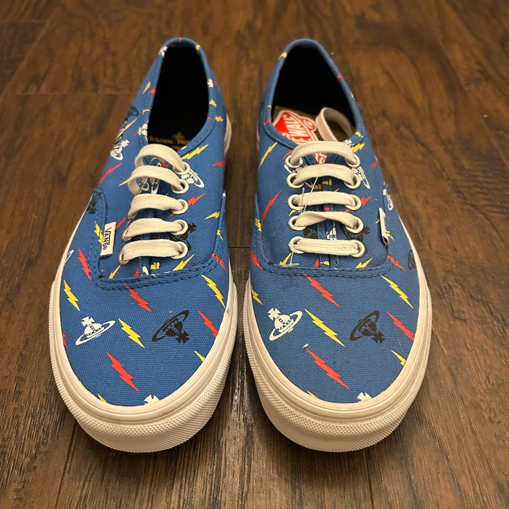 Vivienne Westwood x Era Anglomania Orb Blue Sneakers 8 Women 5.5 Men